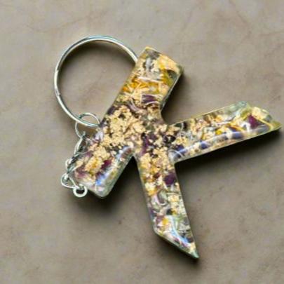 Secrets of the Garden Wildflower Alphabet Keychains